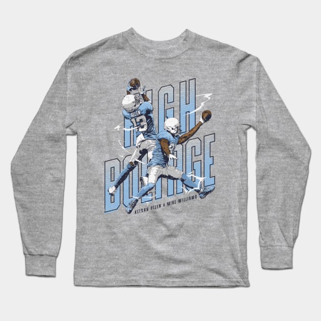 Mike Williams & Keenan Allen Los Angeles C High Boltage Long Sleeve T-Shirt by Chunta_Design